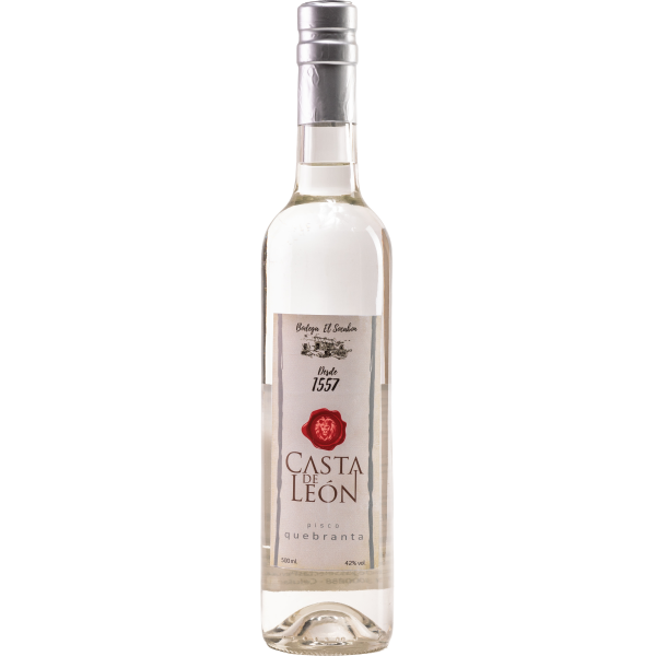 Pisco puro Casta de León Quebranta 500ML