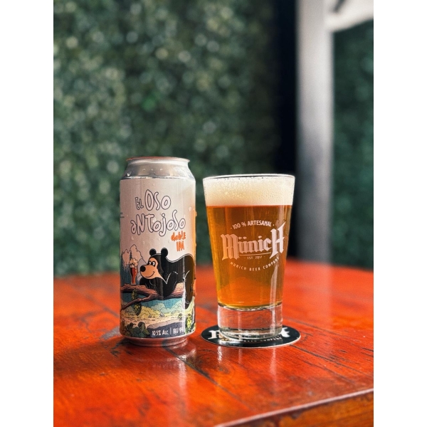 CERVEZA ARTESANAL Munich El Oso Antojoso Doble IPA Lata 473 ml