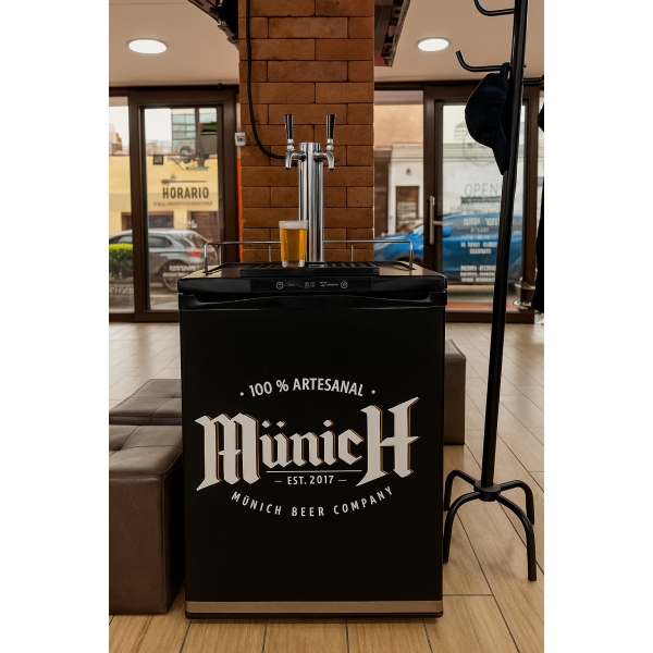 CERVEZA ARTESANAL Munich El Oso Antojoso Doble IPA Vaso 16 oz